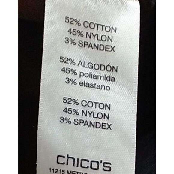 CHICO'S Fabulously Slimming Pants Capri Stretch Light Brown - Sz 3 (US 16) - Picture 7 of 7